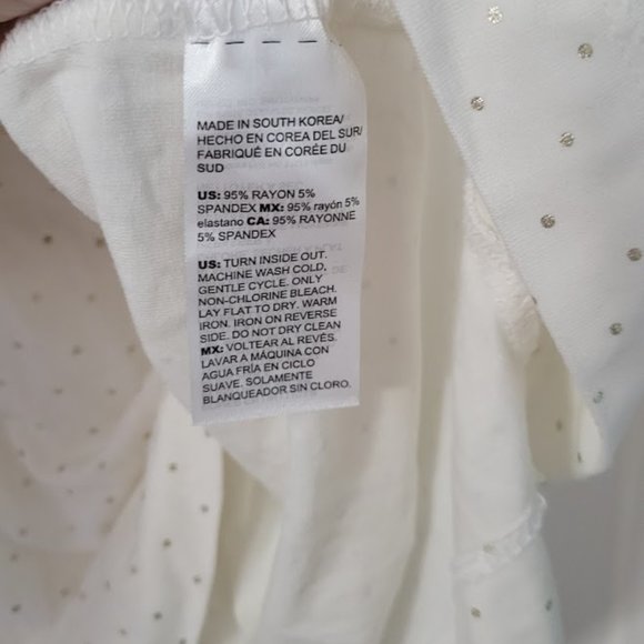 Long sleeve Chico's ivory color tee - Size 3 - Picture 3 of 3